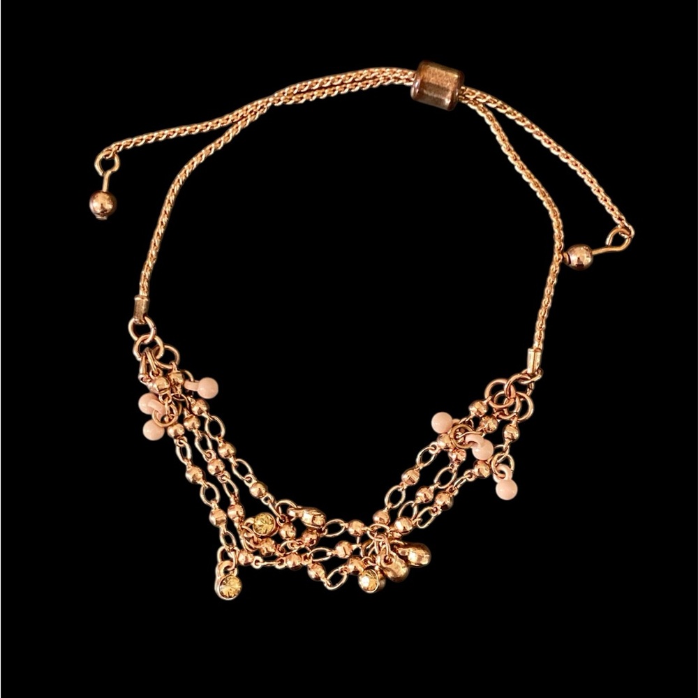 Women’s Gold Chain Bracelet adjustable Rose Gold